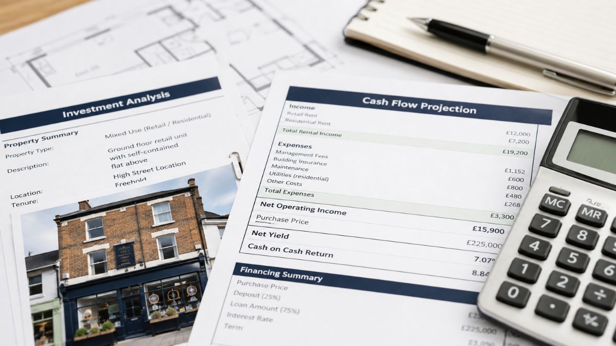 Mixed Use Property Investment UK - Shops With Flats in 2026